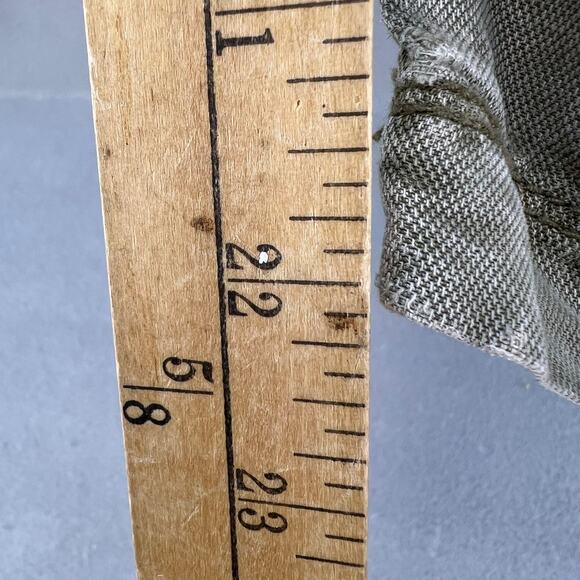 Free People Pants Women's Size 2 Tan Baggy Cargo Button Fly Slouchy Paper Bag - Picture 15 of 16